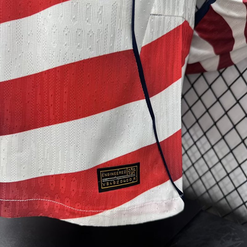 Estados Unidos Local Versión Jugador 2026 (Blanca, Manga Larga) 2
