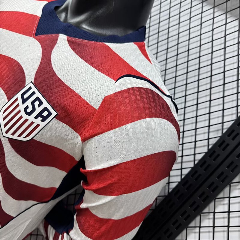 Estados Unidos Local Versión Jugador 2026 (Blanca, Manga Larga) 3