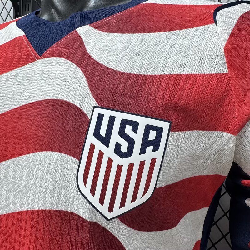 Estados Unidos Local Versión Jugador 2026 (Blanca, Manga Larga) 7