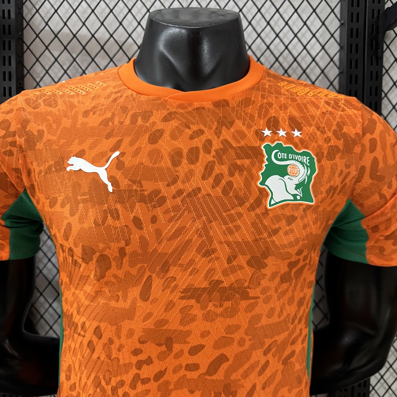 Costa de Marfil Local Versión Jugador 2026 (Naranja) 10