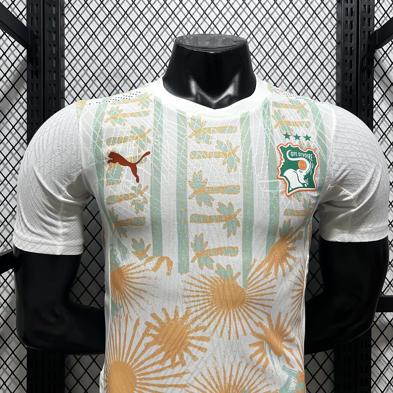 Costa de Marfil Visitante Versión Jugador 2026 (Blanca) 8