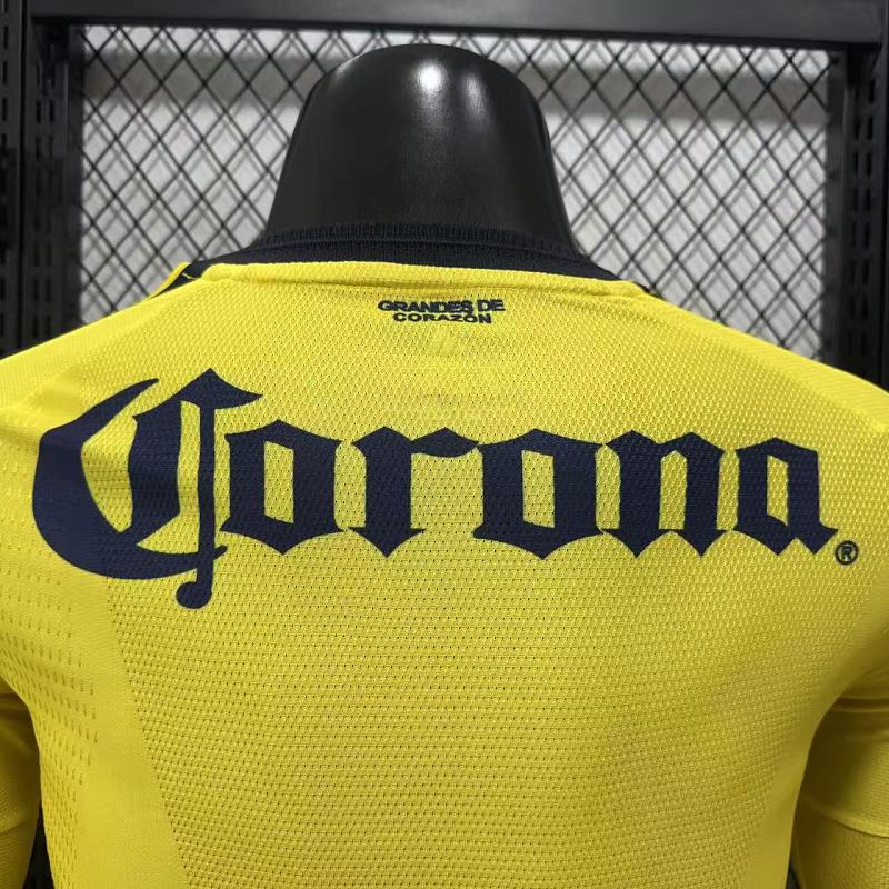 Club America Local Versión Jugador 2026/27 (Amarilla, Manga Larga) 11