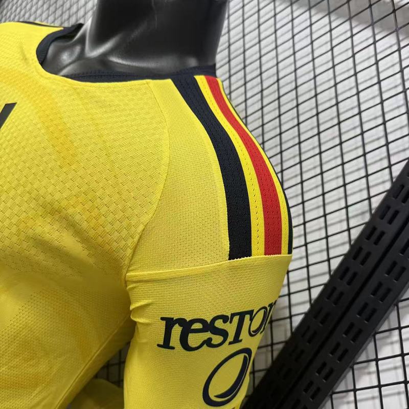Club America Local Versión Jugador 2026/27 (Amarilla, Manga Larga) 8