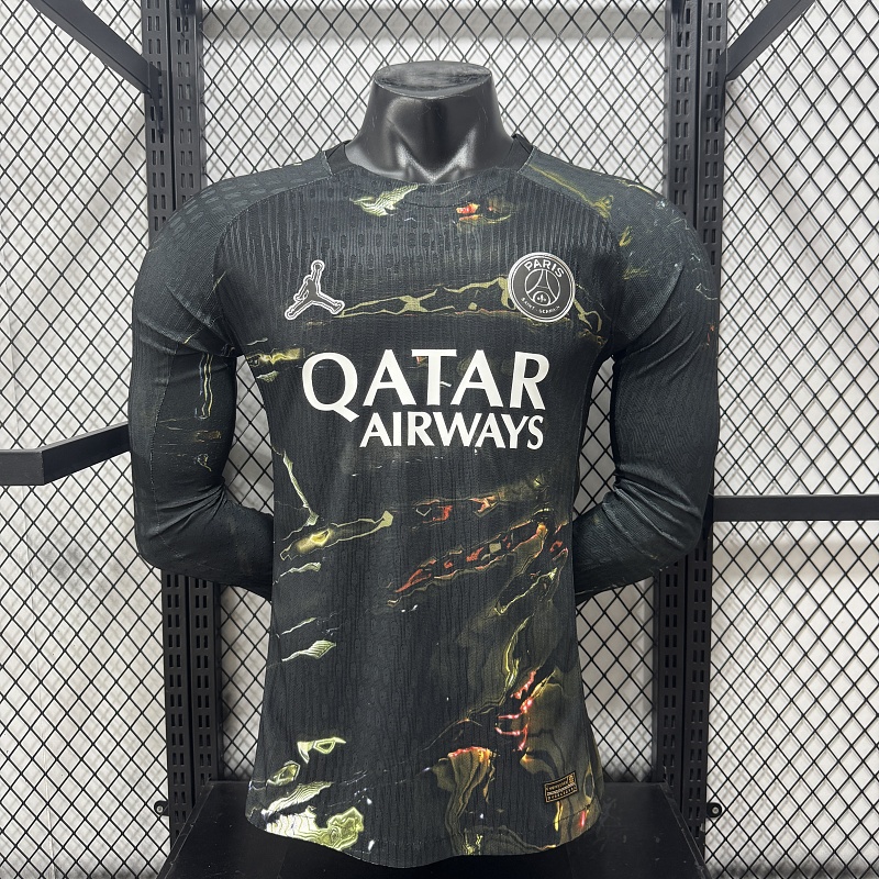 Paris Saint-Germain Cuarta Versión Jugador 2026/27 (Negra, Manga Larga)