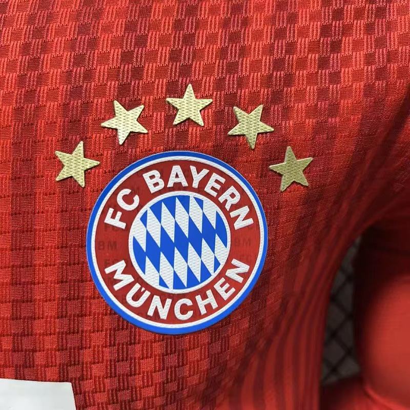 Bayern Munich Local Versión Jugador 2026/27 (Roja, Manga Larga) 5