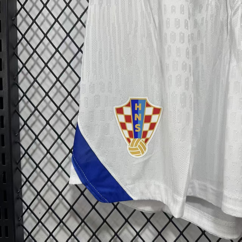 Croacia Short Local Versión Jugador 2026 (Blanco) 5