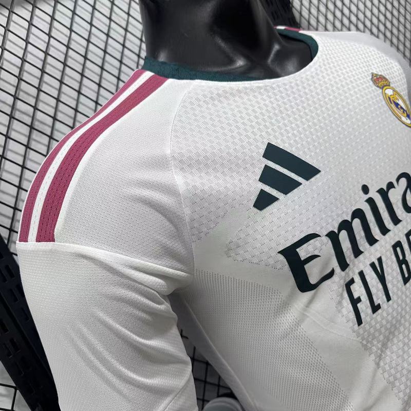 Real Madrid Local Versión Jugador 2026/27 (Blanca, Manga Larga) 8