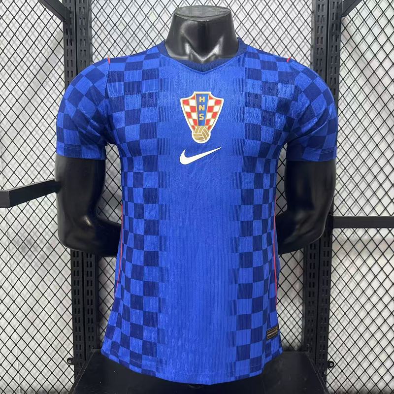 Croacia Visitante Versión Jugador 2026 (Azul)