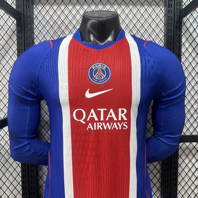 Paris Saint-Germain Local Versión Jugador 2026/27 (Azul, Manga Larga) 3