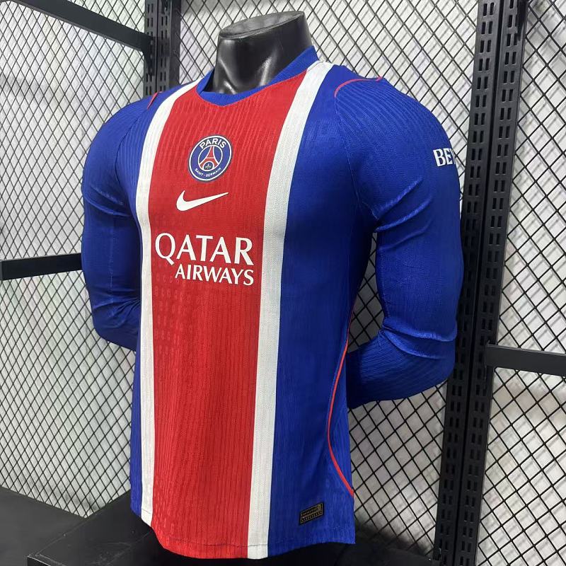 Paris Saint-Germain Local Versión Jugador 2026/27 (Azul, Manga Larga) 5