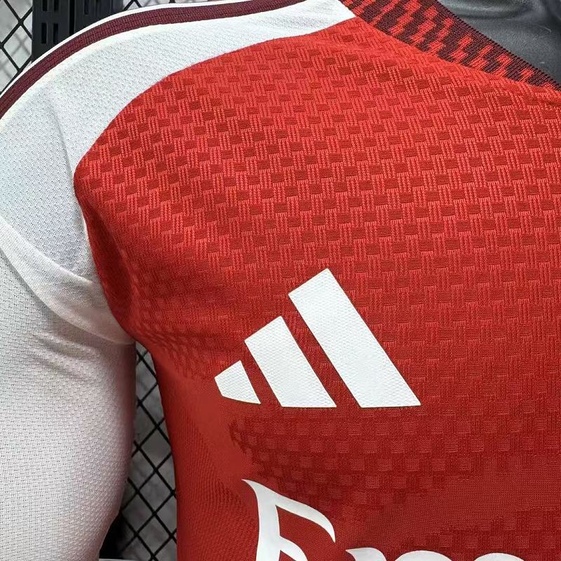 Arsenal Local Versión Jugador 2026/27 (Roja, Manga Larga) 4