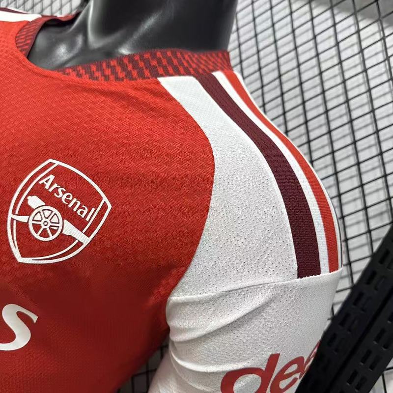 Arsenal Local Versión Jugador 2026/27 (Roja, Manga Larga) 9