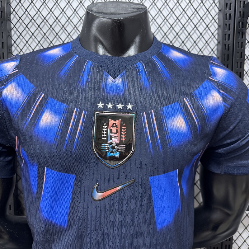 Uruguay Visitante Versión Jugador 2026 (Azul Marino) 7