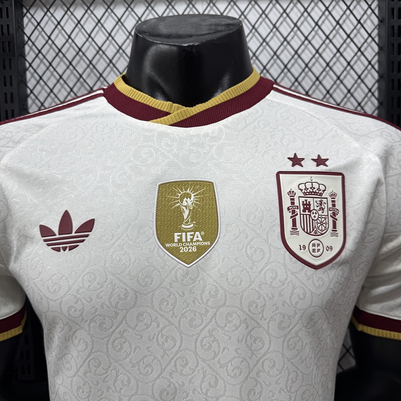 España Visitante Versión Jugador 2026 (Blanca) 3