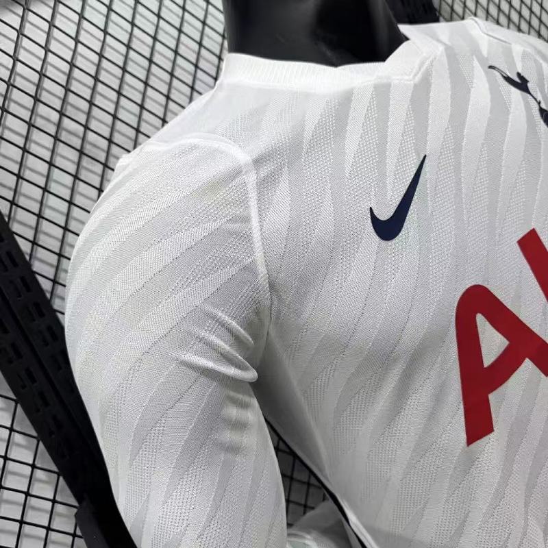 Tottenham Hotspur Local Versión Jugador 2026/27 (Blanca, Manga Larga) 4