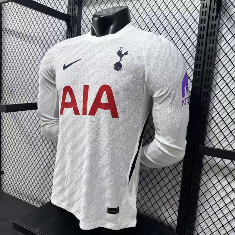 Tottenham Hotspur Local Versión Jugador 2026/27 (Blanca, Manga Larga) 5