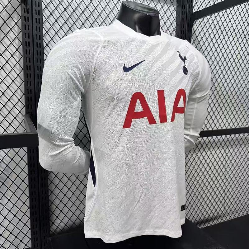 Tottenham Hotspur Local Versión Jugador 2026/27 (Blanca, Manga Larga) 6