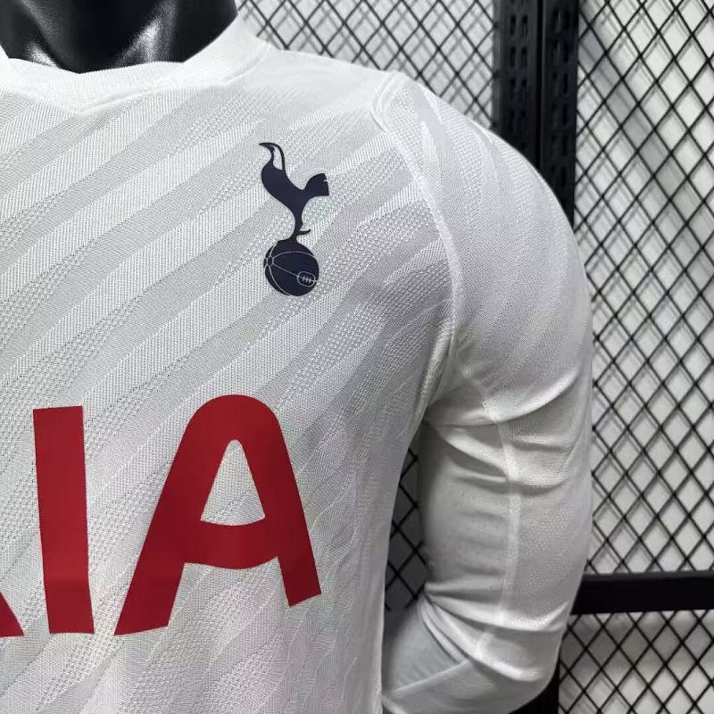 Tottenham Hotspur Local Versión Jugador 2026/27 (Blanca, Manga Larga) 7