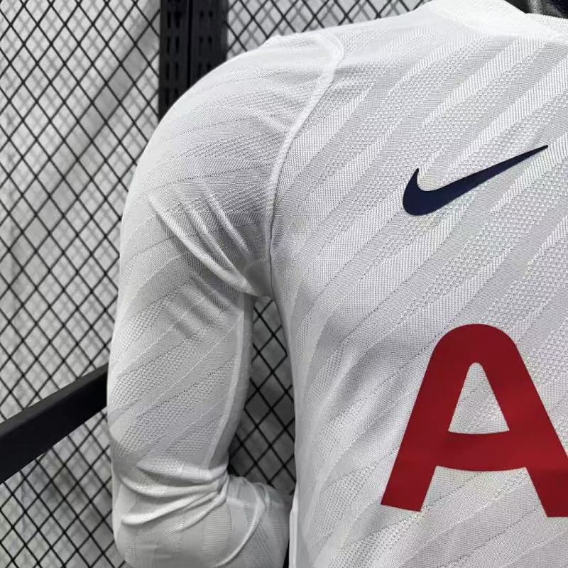 Tottenham Hotspur Local Versión Jugador 2026/27 (Blanca, Manga Larga) 8