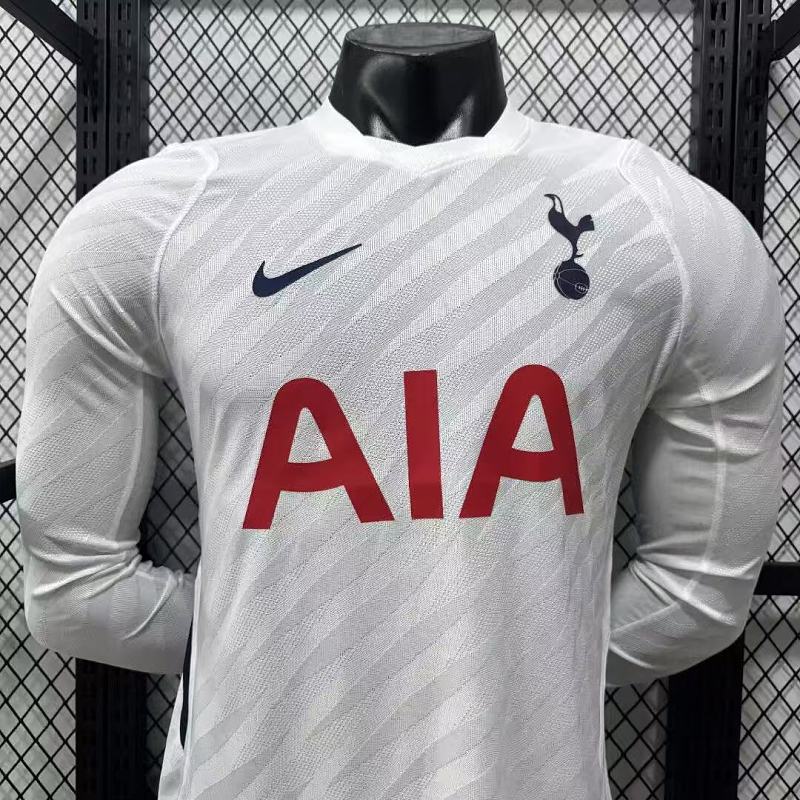 Tottenham Hotspur Local Versión Jugador 2026/27 (Blanca, Manga Larga) 9