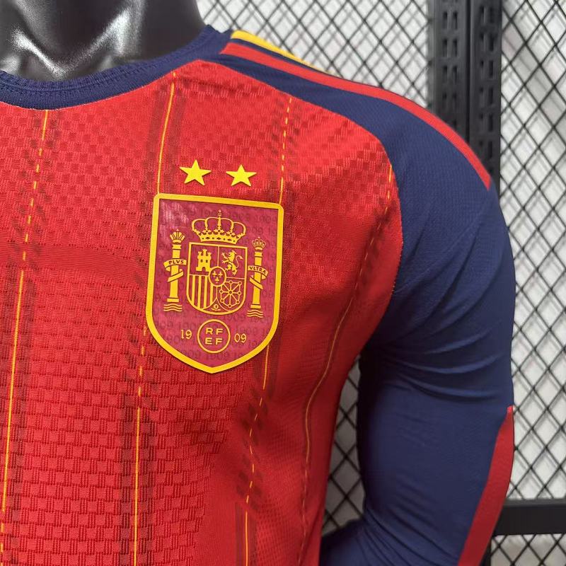 España Local Versión Jugador 2026 (Roja, Manga Larga) 5
