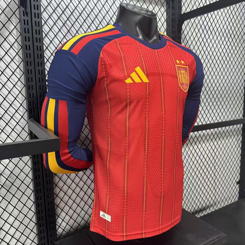 España Local Versión Jugador 2026 (Roja, Manga Larga) 6