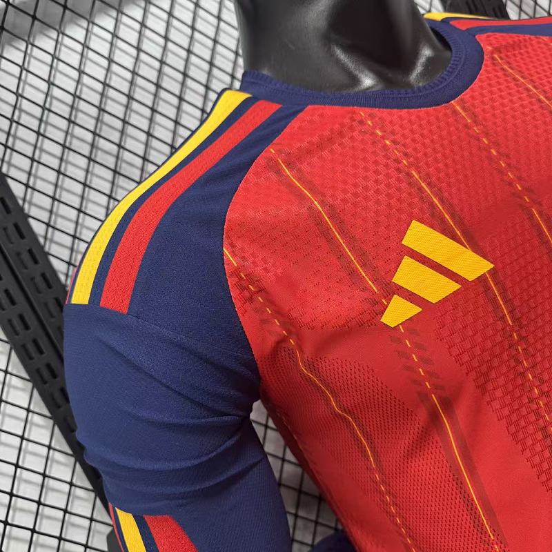 España Local Versión Jugador 2026 (Roja, Manga Larga) 8