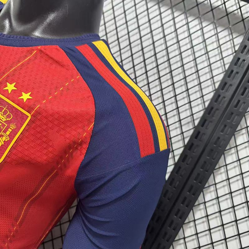España Local Versión Jugador 2026 (Roja, Manga Larga) 9