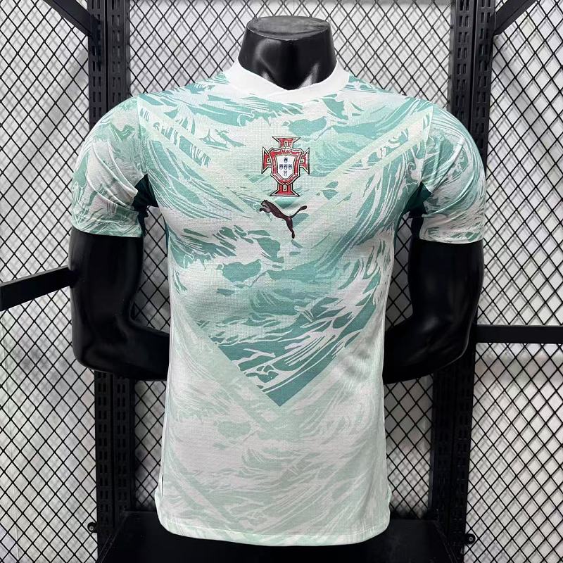 Portugal Visitante Versión Jugador 2026 (Blanca)
