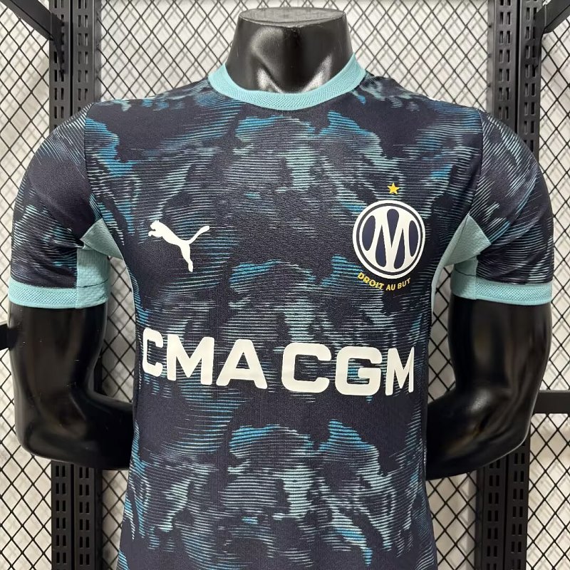 Olympique de Marseille Visitante Versión Jugador 2026/27 (Azul Marino) 10