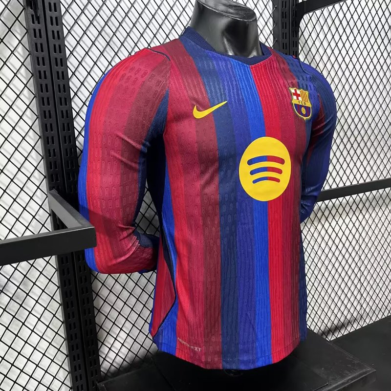 FC Barcelona Local Versión Jugador 2026/27 (Azul, Manga Larga) 5