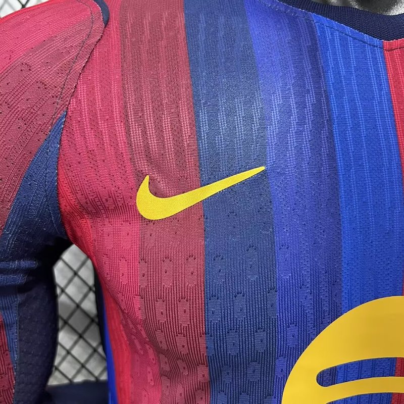 FC Barcelona Local Versión Jugador 2026/27 (Azul, Manga Larga) 7