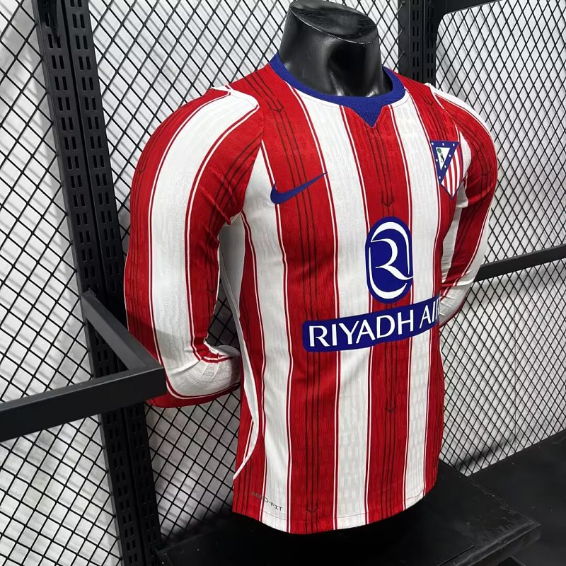 Atletico Madrid Local Versión Jugador 2026/27 (Roja, Manga Larga) 5