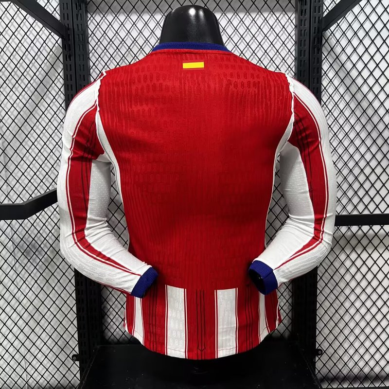 Atletico Madrid Local Versión Jugador 2026/27 (Roja, Manga Larga) 8