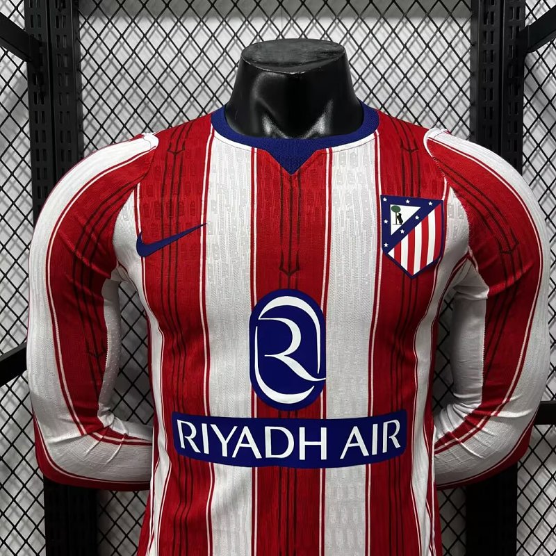 Atletico Madrid Local Versión Jugador 2026/27 (Roja, Manga Larga) 9