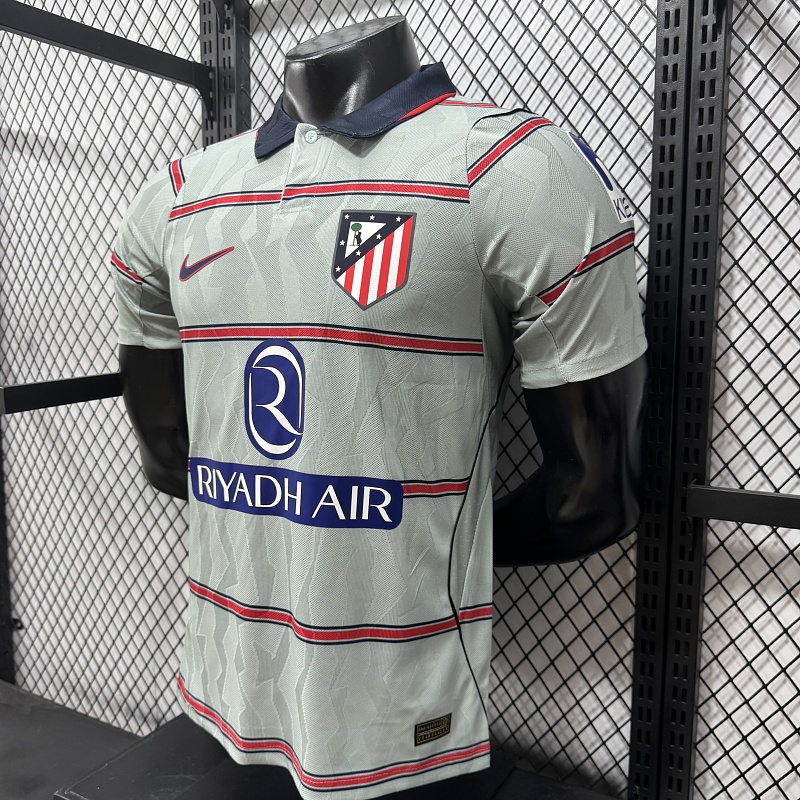 Atletico Madrid Tercera Versión Jugador 2026/27 (Gris) 4
