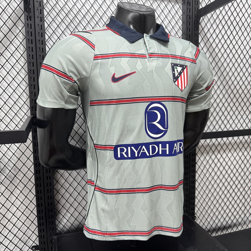 Atletico Madrid Tercera Versión Jugador 2026/27 (Gris) 5