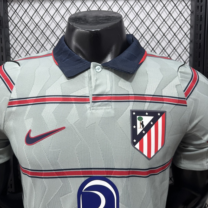 Atletico Madrid Tercera Versión Jugador 2026/27 (Gris) 8