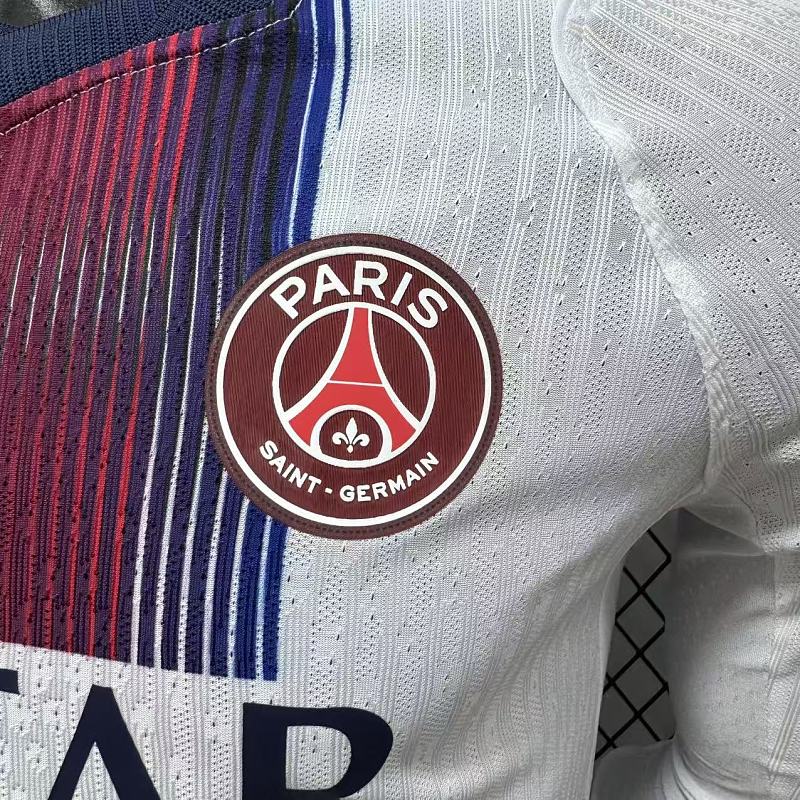 Paris Saint-Germain Visitante Versión Jugador 2026/27 (Blanca, Manga Larga) 7