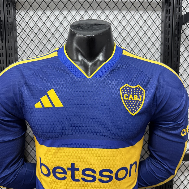 Boca Juniors Local Versión Jugador 2026/27 (Azul, Manga Larga) 12