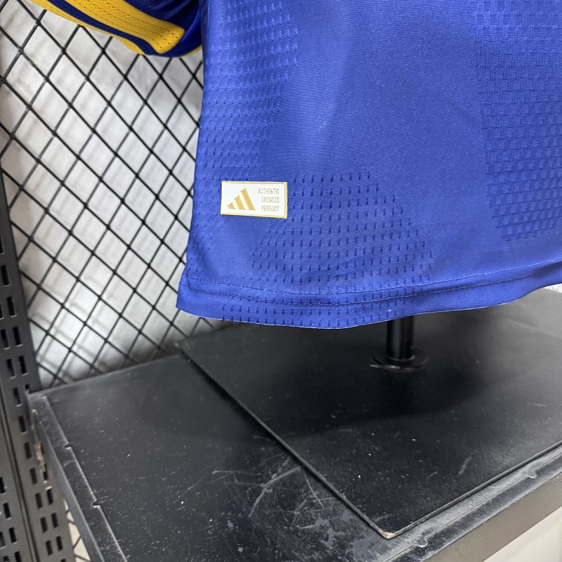 Boca Juniors Local Versión Jugador 2026/27 (Azul, Manga Larga) 4