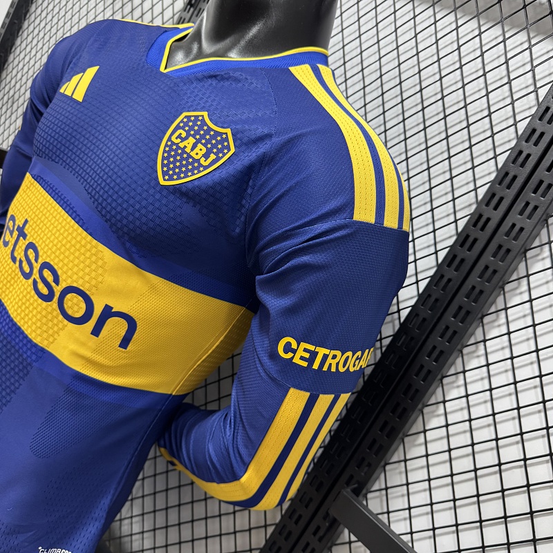Boca Juniors Local Versión Jugador 2026/27 (Azul, Manga Larga) 5