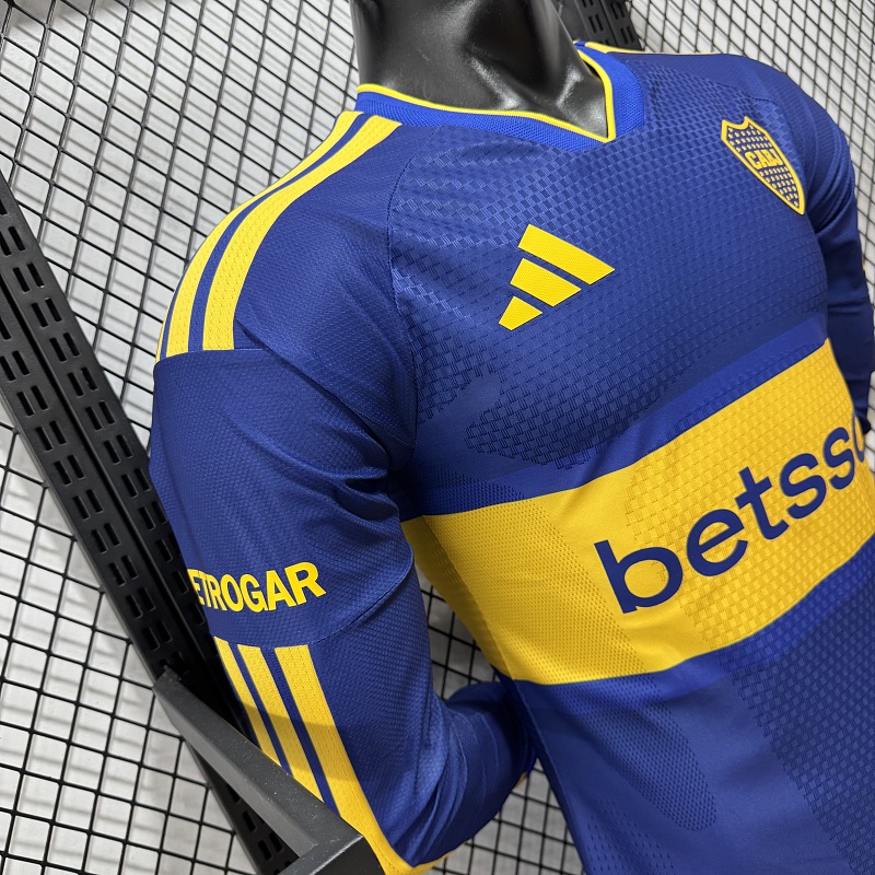 Boca Juniors Local Versión Jugador 2026/27 (Azul, Manga Larga) 6