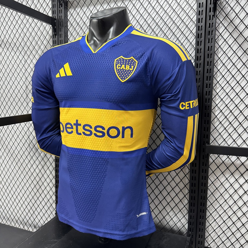 Boca Juniors Local Versión Jugador 2026/27 (Azul, Manga Larga) 7
