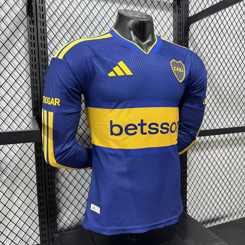 Boca Juniors Local Versión Jugador 2026/27 (Azul, Manga Larga) 8