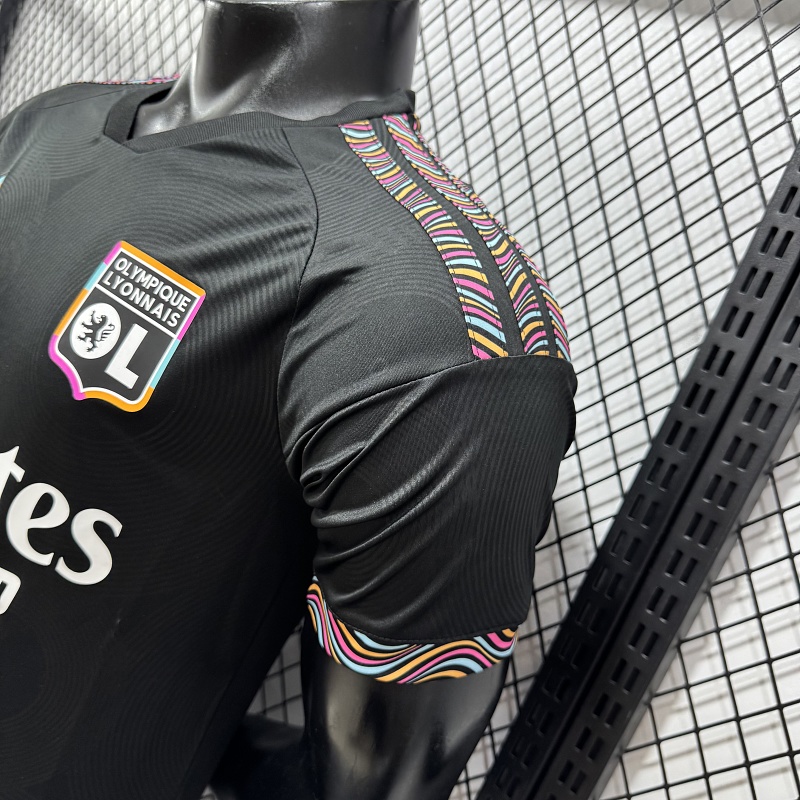Olympique Lyon Tercera Versión Jugador 2026/27 (Negra) 3