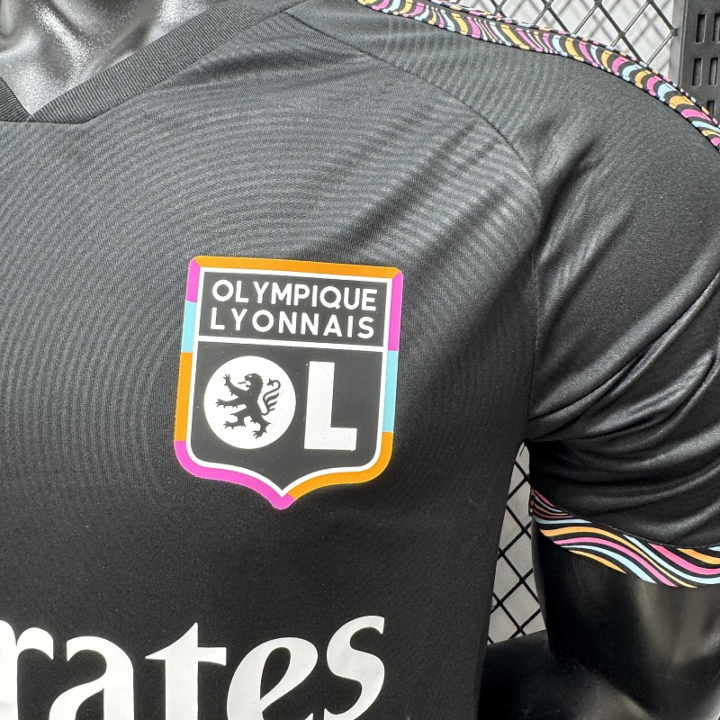 Olympique Lyon Tercera Versión Jugador 2026/27 (Negra) 7