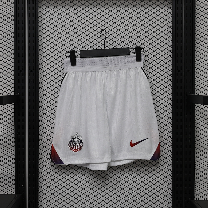 Chivas Guadalajara Short Visitante Versión Jugador 2026/27 (Blanco)
