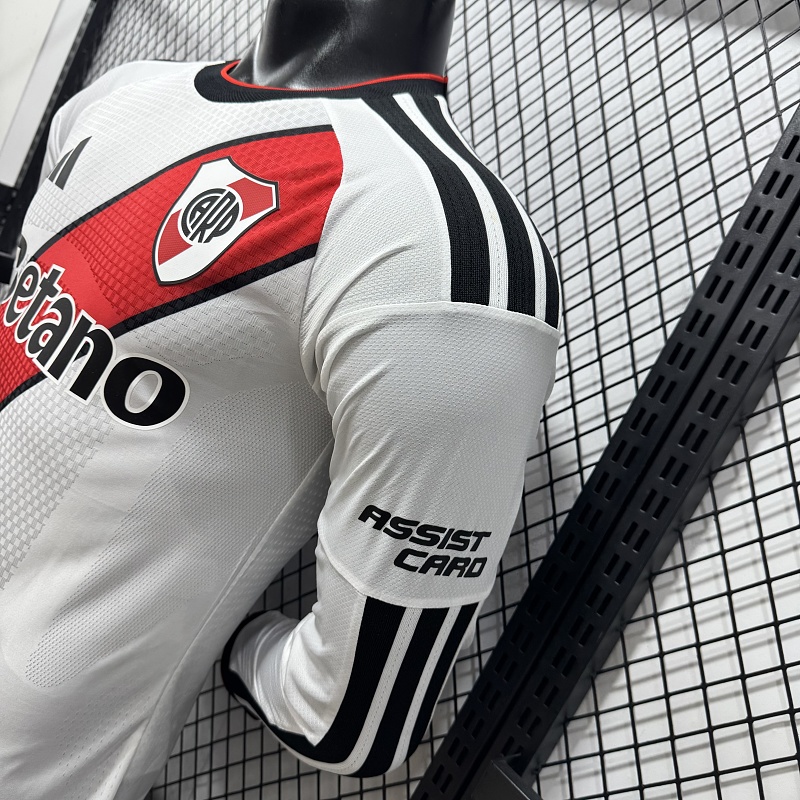 River Plate Local Versión Jugador 2026/27 (Blanca, Manga Larga) 5