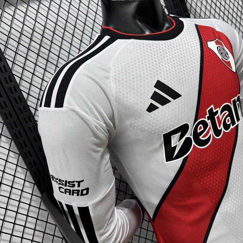 River Plate Local Versión Jugador 2026/27 (Blanca, Manga Larga) 6